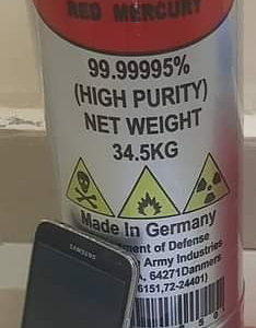 silver liquid mercury